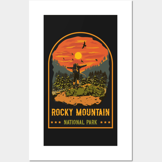 Hiking Rocky Mountain National Park Wall Art by HomeCoquette